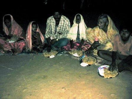 Christmas Dinner Party for the Bull People