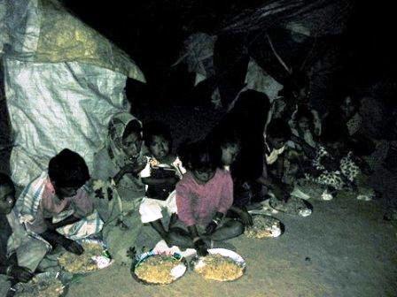 Christmas Dinner Party for the Bull People