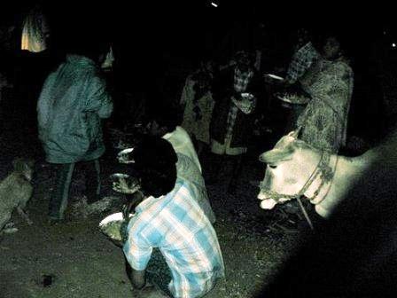 Christmas Dinner Party for the Bull People